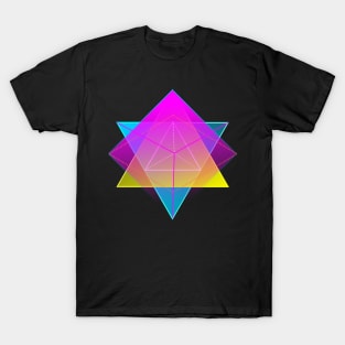 Overlapping Colorful Geometrics T-Shirt